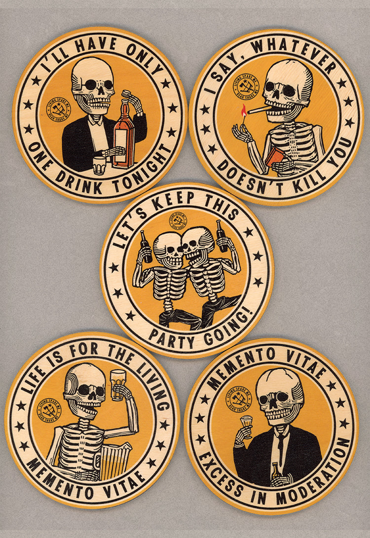 Memento Vitae Coasters