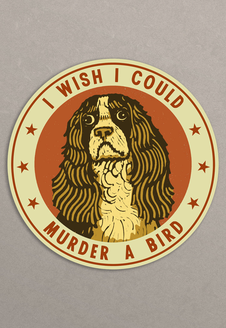 Murder A Bird Sticker
