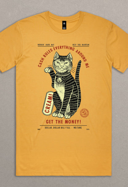 Cash Rules Tee - Mustard