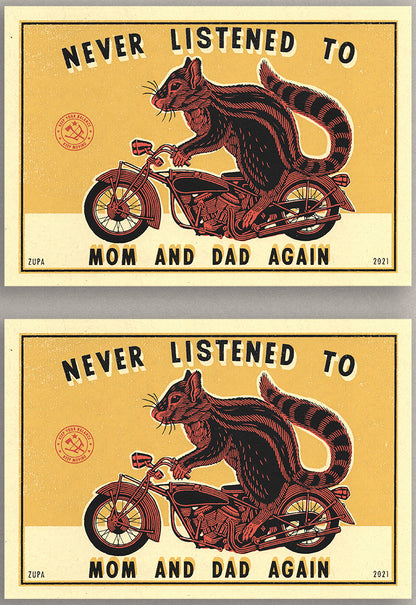 Never Listened Print