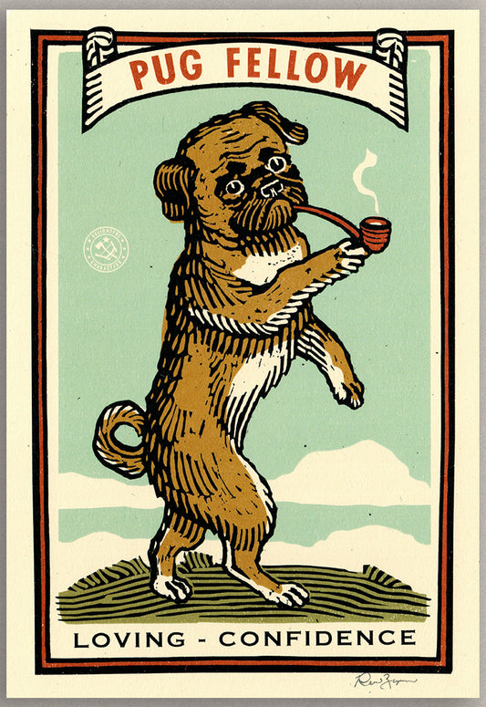 Pug Fellow Print