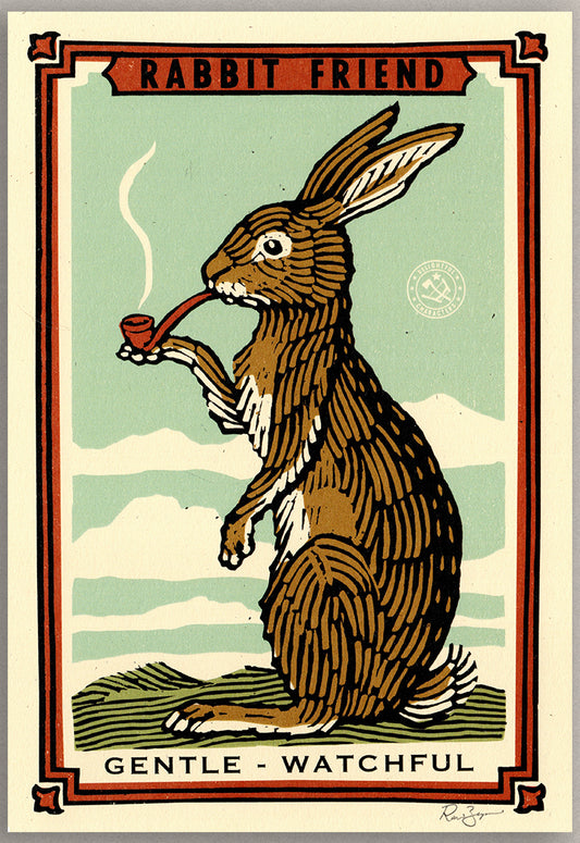 Rabbit Friend Print