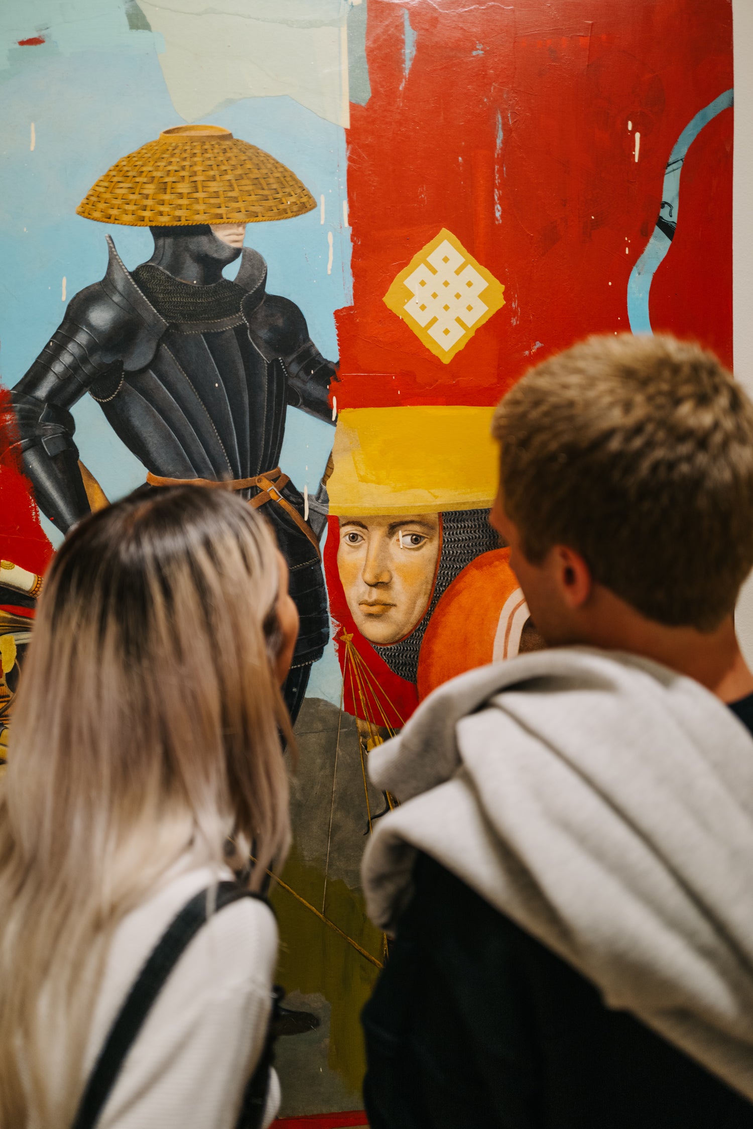Opening night of Ravi Zupa's solo show "These Five Kings" at Subliminal Projects (2023)