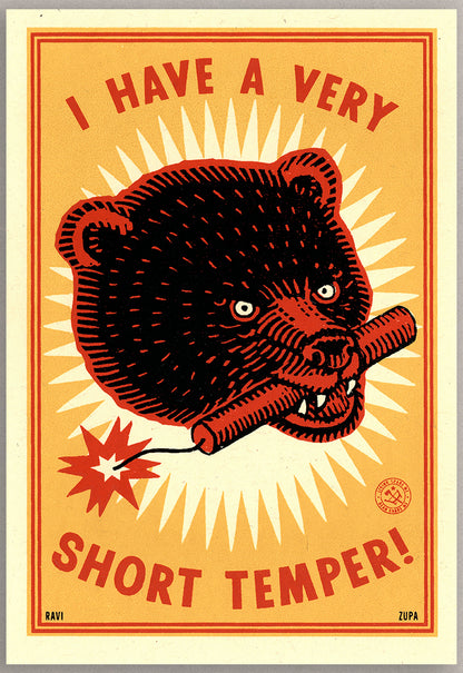 Short Temper Print