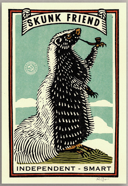 Skunk Friend Print