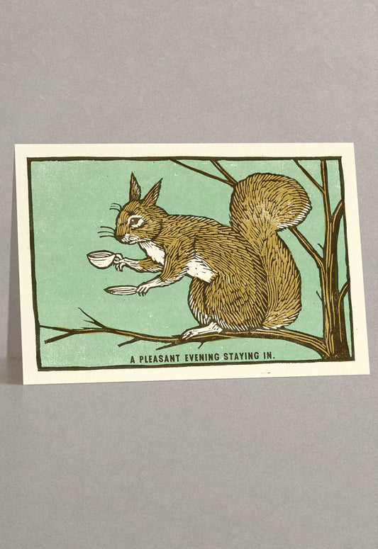 Staying In Greeting Card