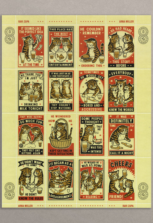 Strike Your Fancy Stamp Sheet