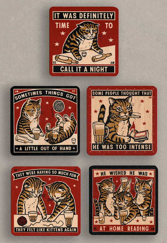 Strike Your Fancy Coasters
