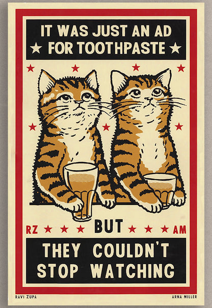 Toothpaste Ad Print