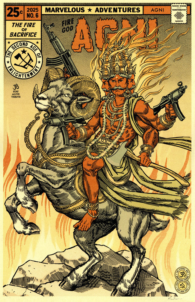 Agni Comic Print