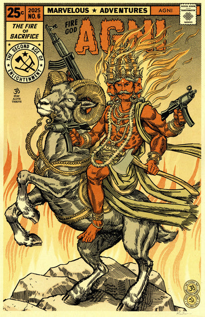 Agni Comic Print