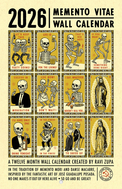 Memento Vitae 2026 Calendar