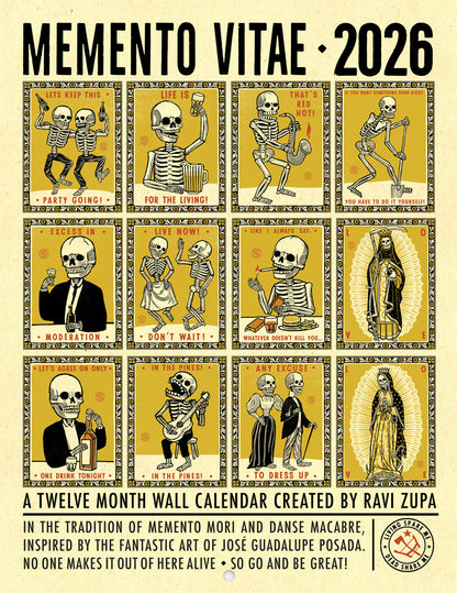 Memento Vitae 2026 Calendar