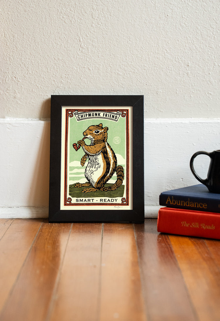Chipmunk Friend Print