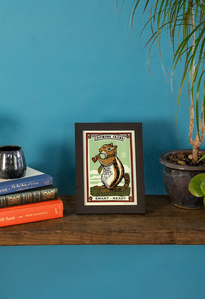 Chipmunk Friend Print