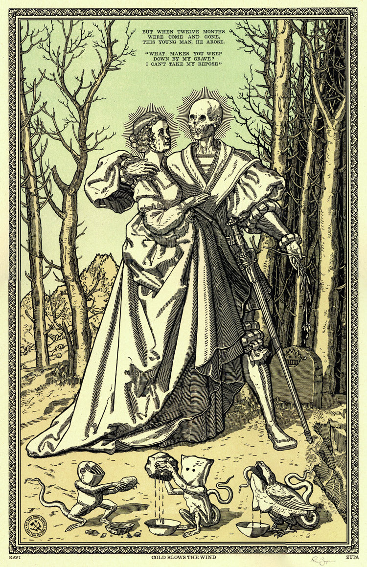 Cold Blows the Wind Print