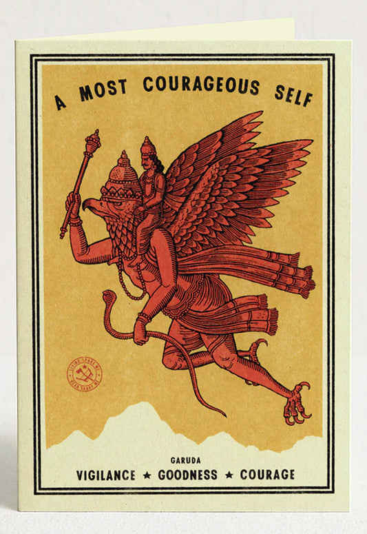 Courageous Self Greeting Card