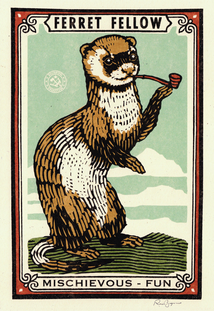 Ferret Fellow Print