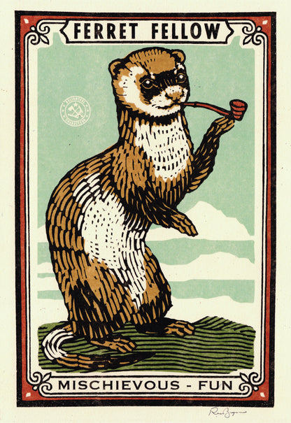 Ferret Fellow Print