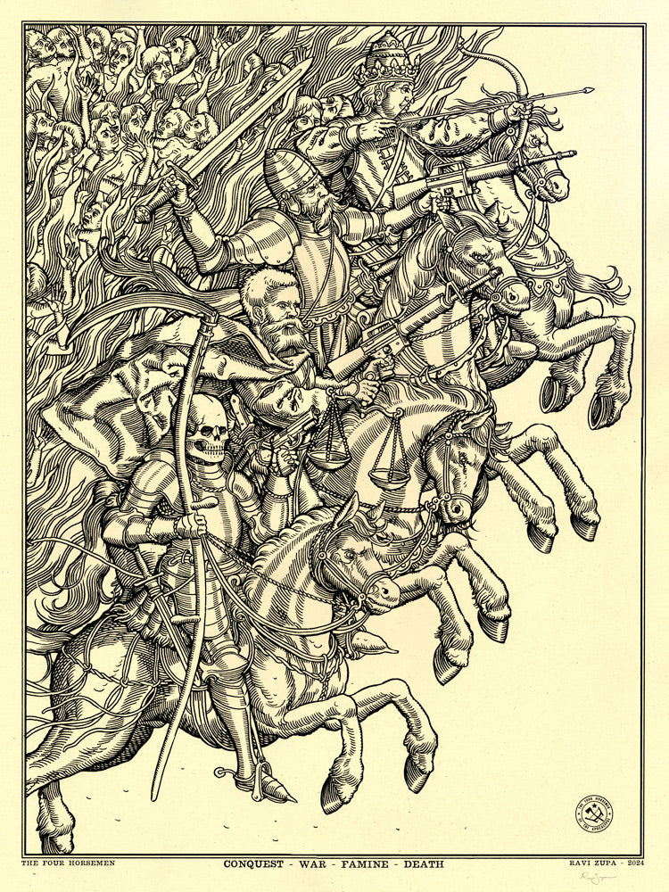 Four Horsemen Print