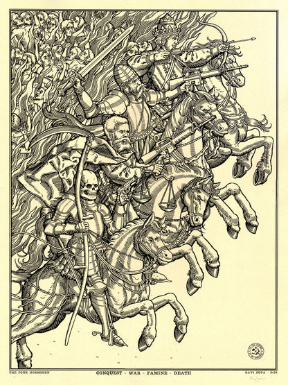Four Horsemen Print