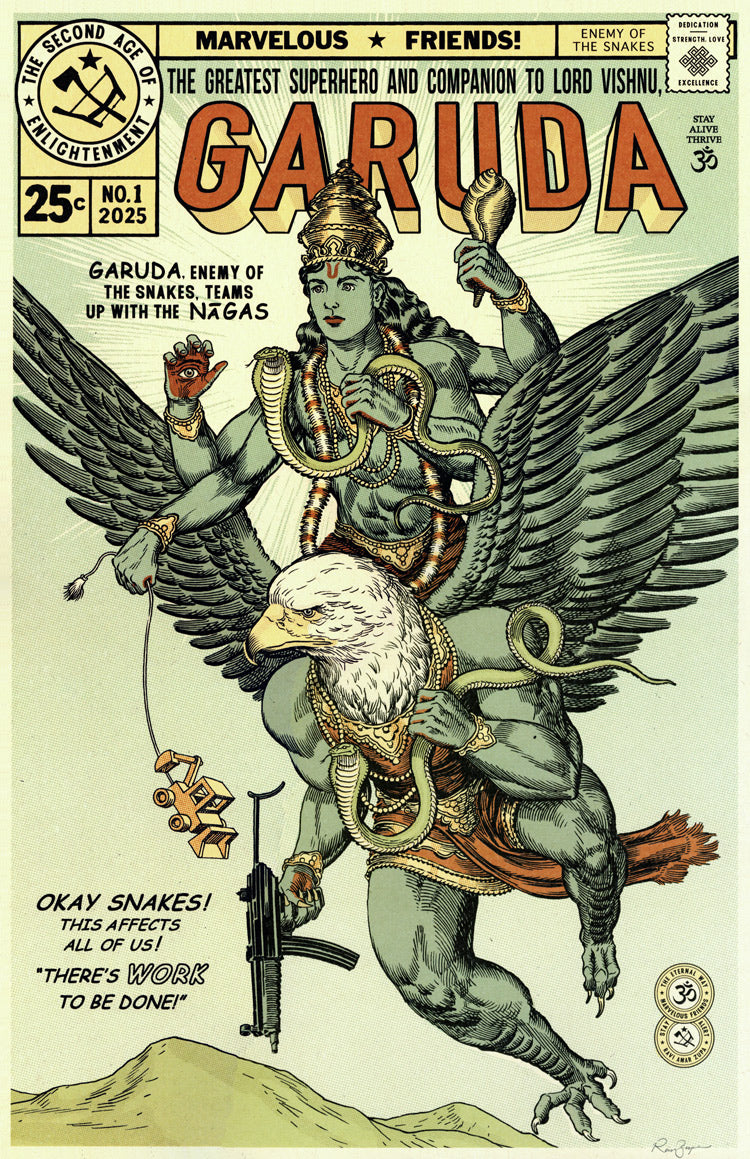 Garuda Comic Print – Ravi Zupa Arts