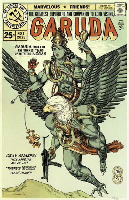 Garuda Comic Print