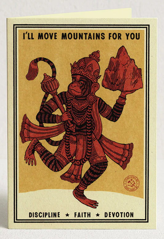 Move Mountains Greeting Card