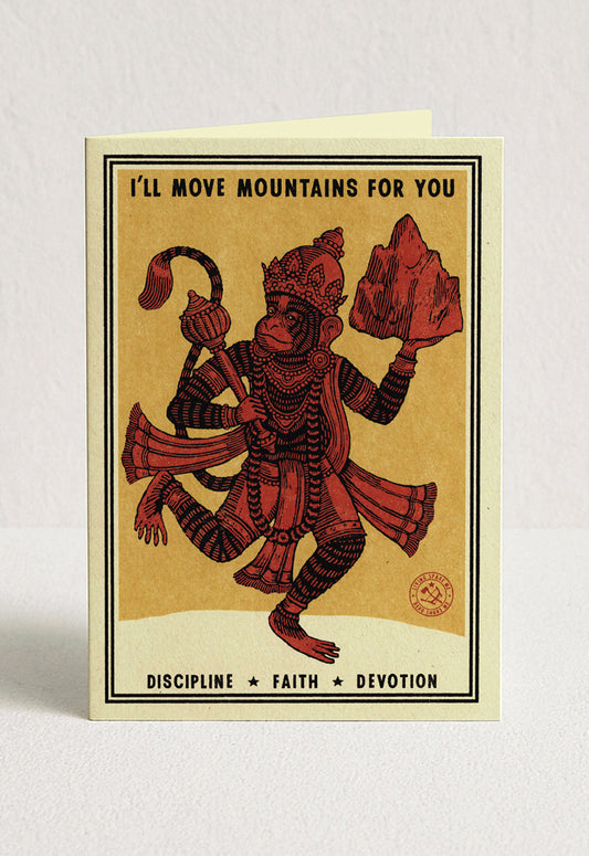 Move Mountains Greeting Card