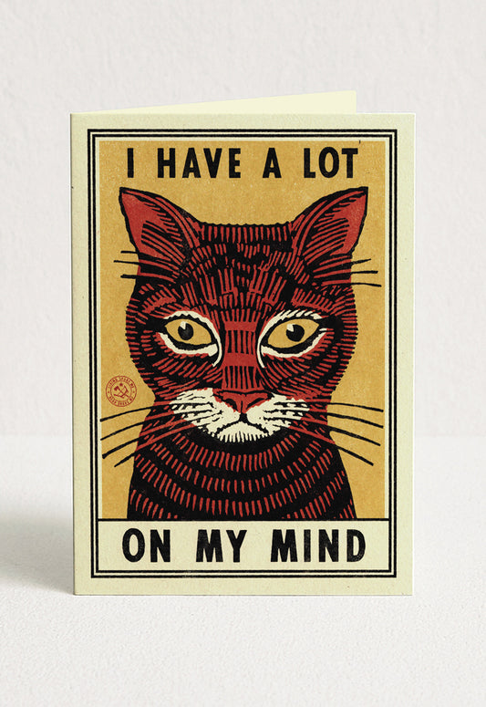 On My Mind Greeting Card