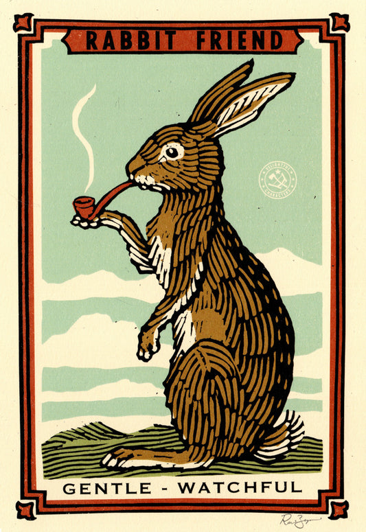 Rabbit Friend Print