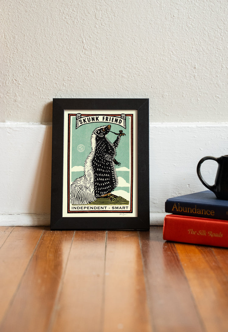 Skunk Friend Print