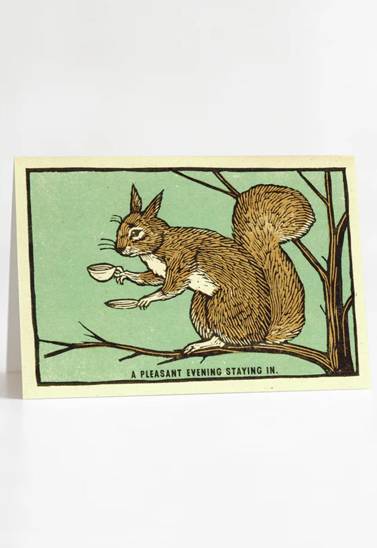 Staying In Greeting Card