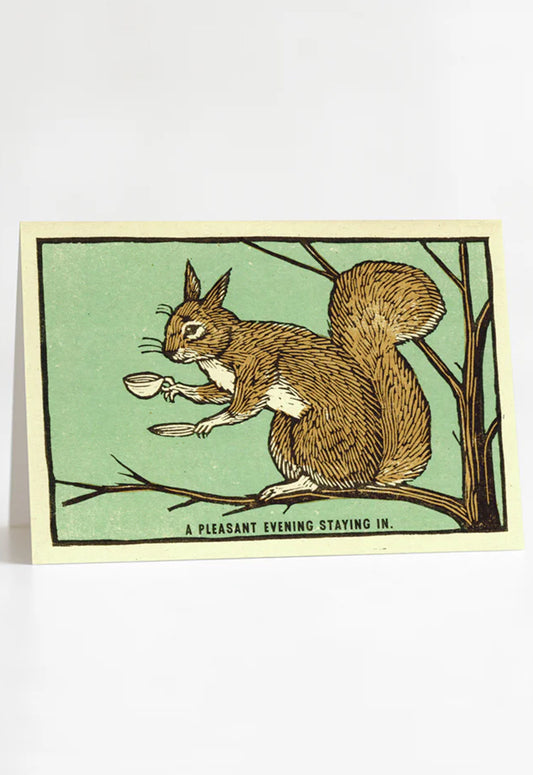 Staying In Greeting Card