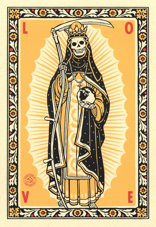 Santa Muerte 5.5"x8" Print